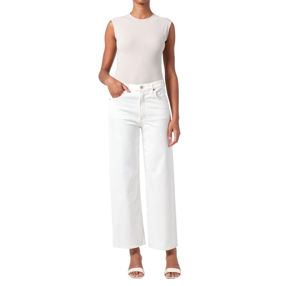 Agolde Stretch White Ren Denim Jeans Size 26